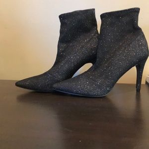 Sparkly ankle boots